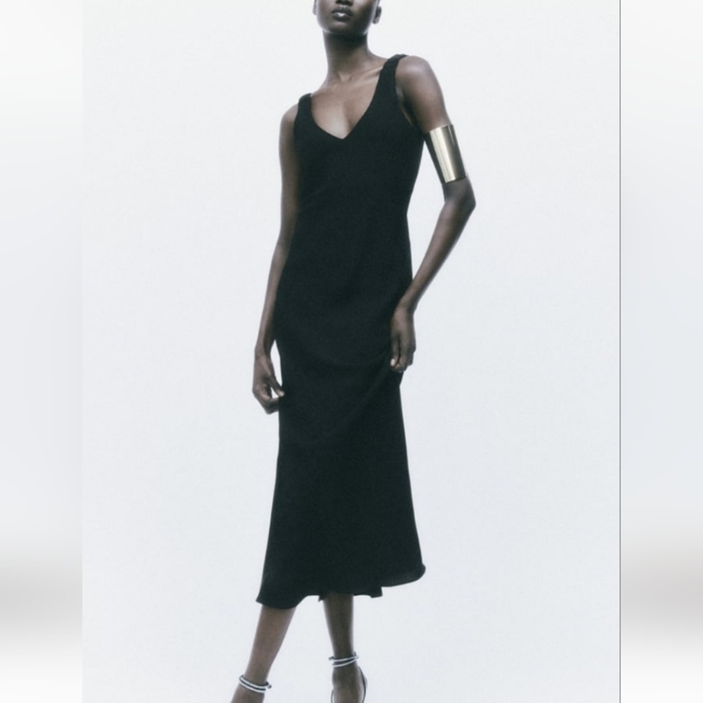 Zara elastic strap tank dress Sz-L